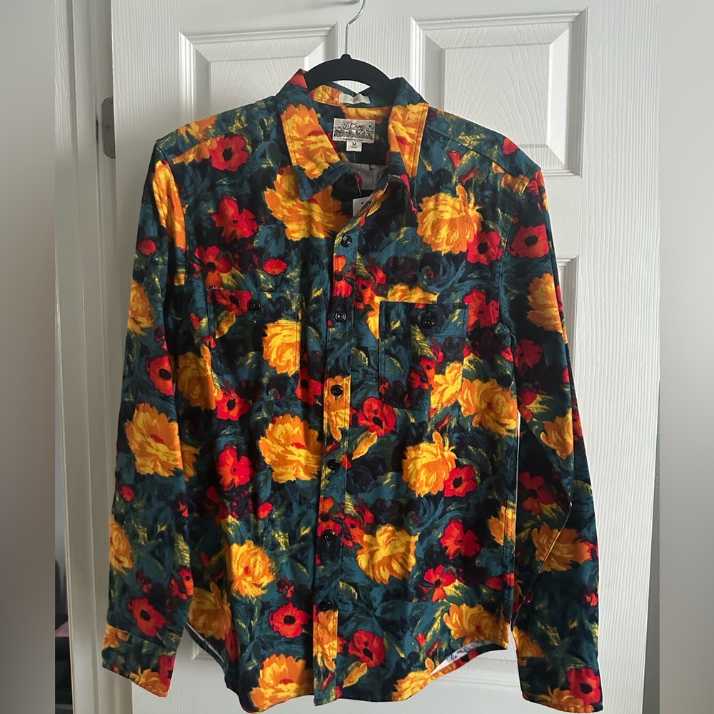 J.Crew Men’s Mid-Weight Flannel Button Up - NWT - Size M